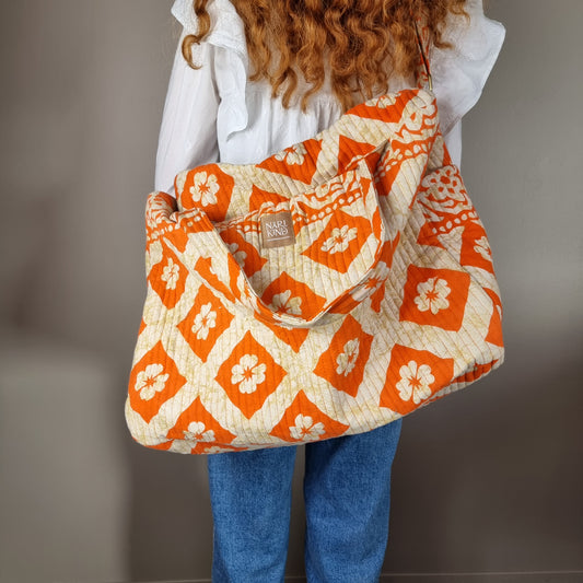 Rejsesæt fra NariKind, orange, 3 tasker