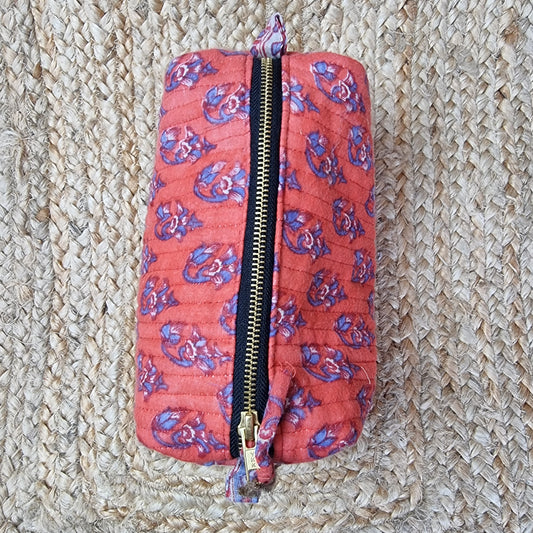 Kosmetiktaske fra NariKind, lille, rød