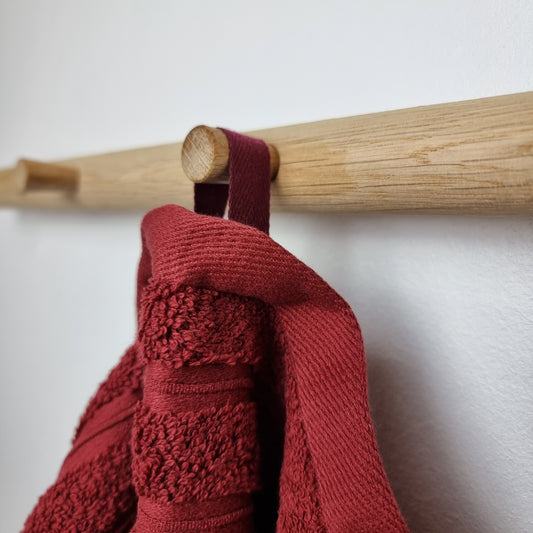 Håndklæde 50x70 cm - bordeaux