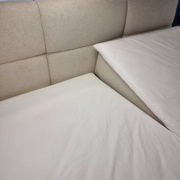 Kuvertlagen 180x200 cm - H-Split hvid til elevationsseng