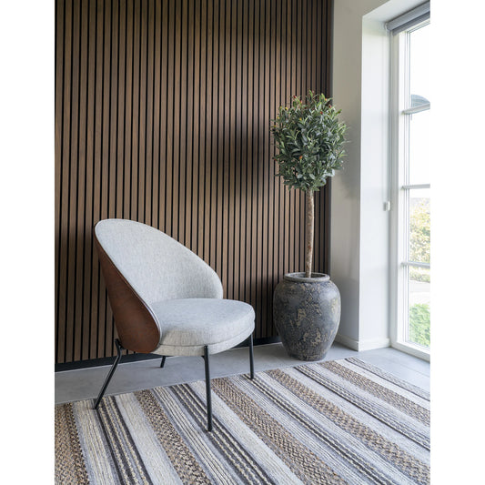 Morena tæppe, håndvævet, natur/grå, 160x230 cm