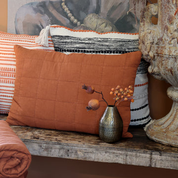 Aix vintage pudebetræk, Chic Antique, terracotta, 40x60 cm