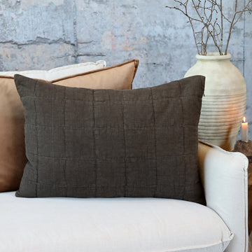 Aix vintage pudebetræk, Chic Antique, mocca, 40x60 cm