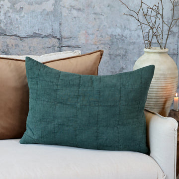 Aix vintage pudebetræk, Chic Antique, Forest green, 40x60 cm