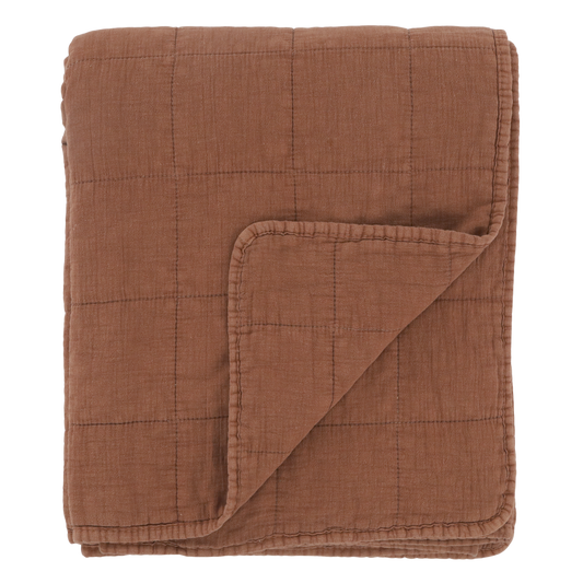 Aix Quilt, Chic Antique, terracotta, 130x180 cm
