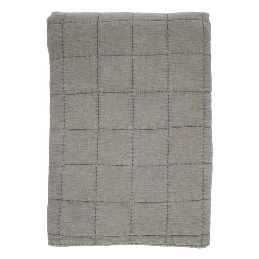 Aix Quilt Sengetæppe, Chic Antique, Latte, 240 x 240 cm