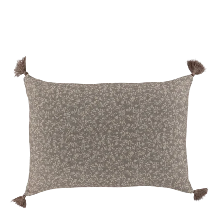 Aix Pudebetræk med kvaster, chic antique, 50x35 cm latte og sand