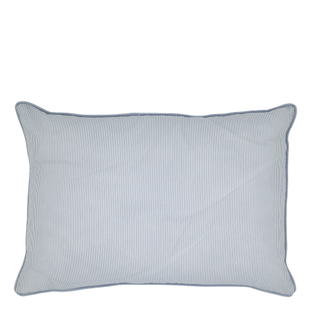 Aix Pudebetræk med mælkedrengestriber, chic antique, 50x35 cm sky blue og hvid