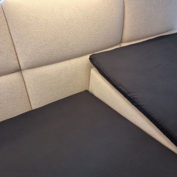 Kuvertlagen 180x200 cm - H-Split sort til elevationsseng