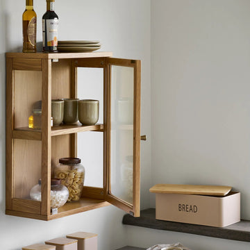 Zamora væghængt vitrine, House Nordic, natur