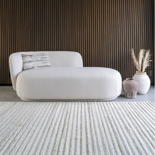 Mango tæppe, råhvid, håndtuftet, 160x230 cm