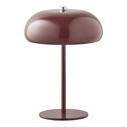 Margate bordlampe bordeaux, genopladelig