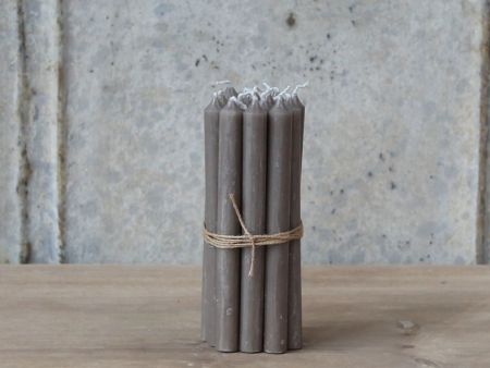 Chic Antique Kertelys, hør, H 13 cm x Ø 1,2 cm