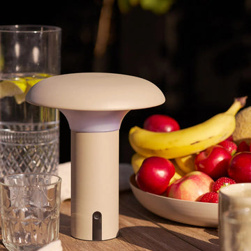 Ramsey LED lampe, Beige