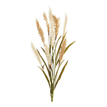 Deko græs, kunstig, beige/sand