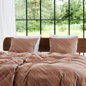 Sengetøj, Lune, brun ØKO, 140x200 cm