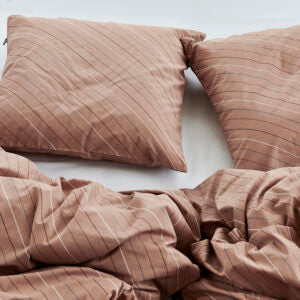 Sengetøj, Lune, brun ØKO, 140x220 cm