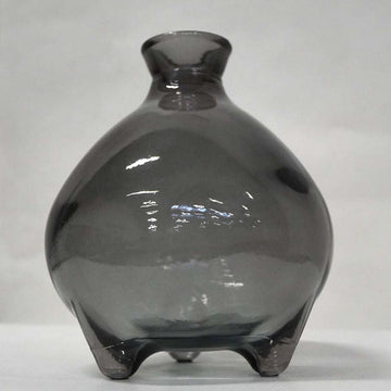 Trademark Lliving, Glasvase, grå, 18 cm