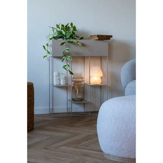Alton LED lampe, glas, hvid