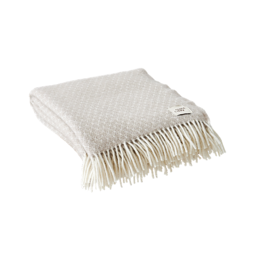 Uldplaid, Gundega sand, 130x200 cm